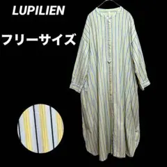 ストライプシャツワンピース