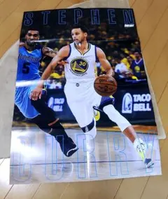 バスケ雑誌 DUNK SHOT 両面ポスターB5 Sカリー & クリス・ポール