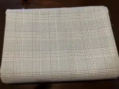 グリーン系　チェック柄　生地