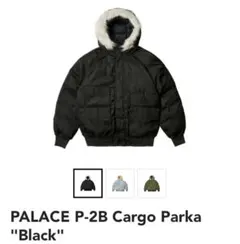 黒XL palace P-2B cargo parka パレス　最新作　新品