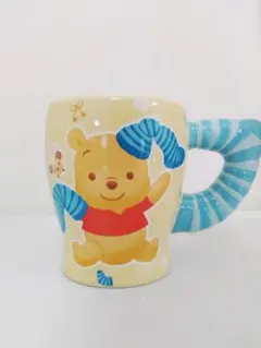 くまのプーさん マグカップ ストライプ取っ手