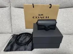 coachタビー12ミニショルダーバッグ　ブラック