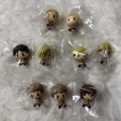 一番くじ 進撃の巨人 G賞 ちょこのっこフィギュア 6種 9個セット