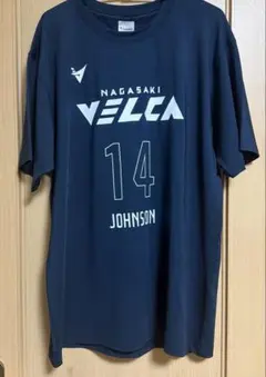 【未使用】長崎ヴェルカ　スタンリージョンソン選手　選手ナンバーTシャツ　Lサイズのサムネイル