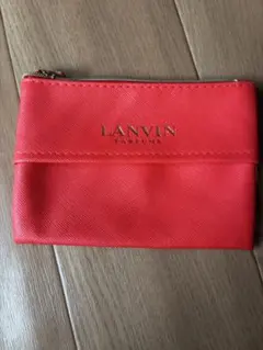LANVIN MODERN PRINCESS レッドポーチ　ポケットティッシュのサムネイル