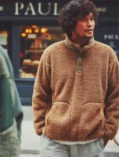 ユニクロ×ホワイトマウンテニアリング ボアジャケット スウェット プルオーバー