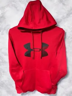 【美品】アンダーアーマー　パーカー　レッド
