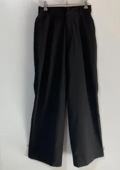 ⬜︎WEGOブラック ワイドパンツ ベルト付き