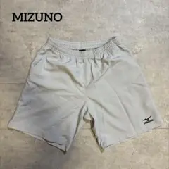 MIZUNOロゴ刺繍トレーニングハーフパンツM灰色