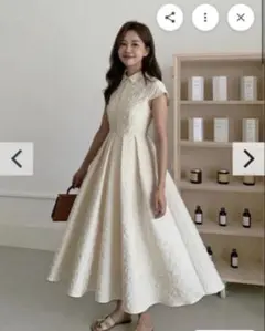 BIRTHDAY BASH JACQUARD HEPBURN DRESS M - メルカリ