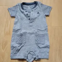 babyGap ベビー服 ロンパース 0-3ヶ月 ボーダー くま