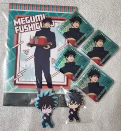 劇場版 呪術廻戦 伏黒恵 缶バッジ ラバーキーホルダー クリアファイル