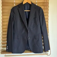 美品ユナイテッドアローズ　グリーンレーベルネイビーテーラードジャケットセレモニー