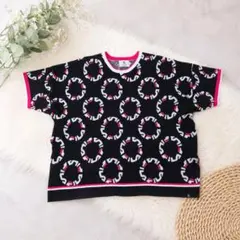 エフィカス♡大きいサイズ モックネックシャツ ゴルフスカート