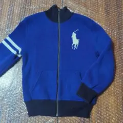 ポロラルフローレン　ビッグポニー　リバーシブル　ニットジャケット　120 美品