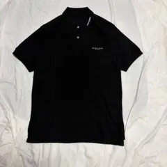 NICOLE CLUB for men 半袖ポロシャツ ブラック 刺繍ロゴのサムネイル