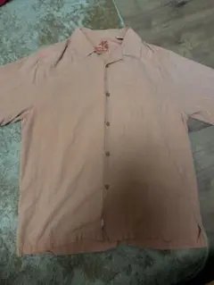 topmmy bahama シルクシャツ 半袖シャツ 無地