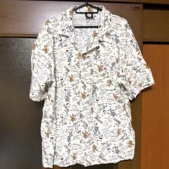 Tom and Jerry アロハシャツ 3L ホワイトのサムネイル