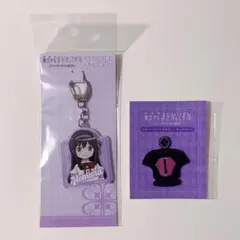 まどマギ ボタンフックアクセサリー ラメアクリルキーホルダー 暁美ほむら