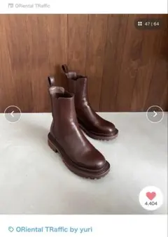 ORiental TRaffic by yuri サイドゴアブーツ 晴雨兼用