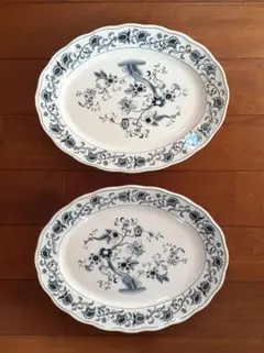 NIKKO ニッコーファインテーブルウェアオーバル皿　40cm　2枚のサムネイル