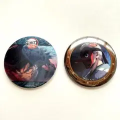 鬼滅の刃　水の呼吸　アニメーション　缶バッジ　冨岡義勇　F 鱗滝　無限城編
