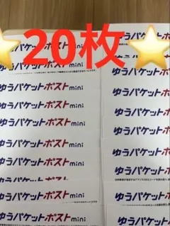 ゆうパケットポストmini 専用封筒 20枚セットその205