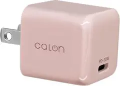 AC充電器 USB Type-C PD対応 高速充電器 30W GaN ピンク