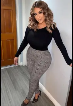 fashion nova♡プリケツ♡ハイウエストレギパン