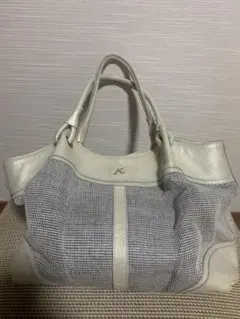 キタムラ Kitamura レザー ホワイト　ショルダーバッグ ハンドバッグ