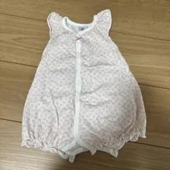 Petit Bateau プチバトー　花柄ロンパース 6m