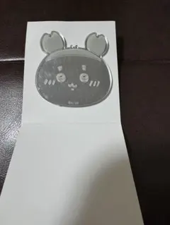 ちいかわ　東京みやげ　おかおミラーステッカー　カニの古本屋さん