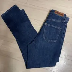 【美品】SLY Old HW Straight ハイウエストデニム 24 濃紺のサムネイル