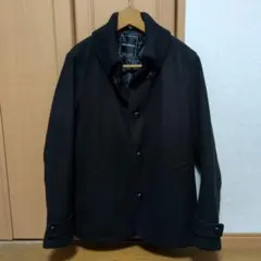 NANO・UNIVERSE ブラックボタン付きコート