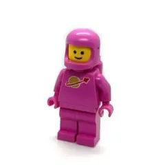 LEGO クラシックスペース　宇宙飛行士　ミニフィグ　ピンク　レニー　#129