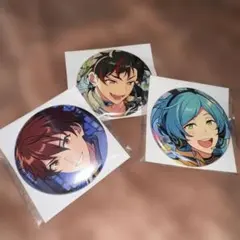 あんさんぶるスターズ 守沢千秋 南雲鉄虎 深海奏汰 流星隊 缶バッジ