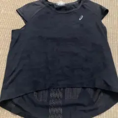 asics ブラック Tシャツ Mサイズ