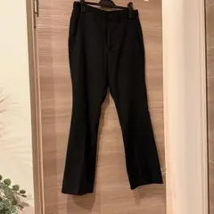 リベットシャープフレアパンツ(HARE)ブラック / MEDIUM