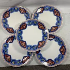 藍窯 金彩古伊万里銘々皿 5枚セット - メルカリ