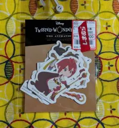 ツイステ/しまむらアベイルコラボステッカー/リドル*レオナ*カリム*マレウス