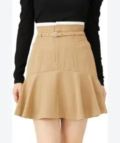 スナイデル　フレアスカショーパン　ベージュ　1サイズ