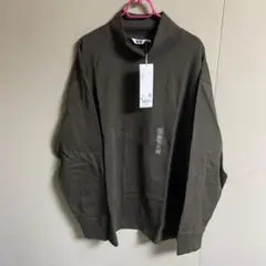 ユニクロU ブラッシュド モックネックTシャツ 長袖 ロンT uniqlo u