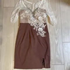 JEWELS M レース刺繍 ラウンジ キャバドレス