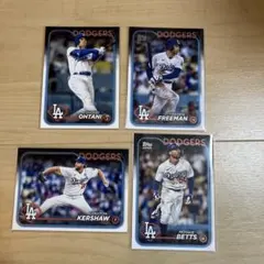 2024 Topps Japan ロサンゼルス・ドジャース 4枚セット