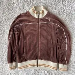 PUMA ブラウン フリース ジャケット