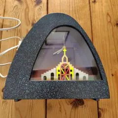 80's ネオンクロック 置き時計 三角 アメリカ ヴィンテージ ビンテージ