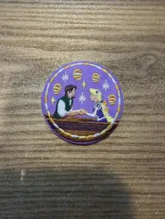Disney Characters 刺繍缶バッジ ラプンツェル