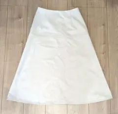 NATURAL BEAUTY BASIC フレアスカート アイボリー