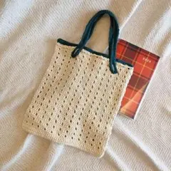 ハンドメイド　トートバッグ　サブバッグ