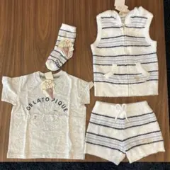 GELATO PIQUE ベスト Tシャツ ショートパンツ 靴下 セット